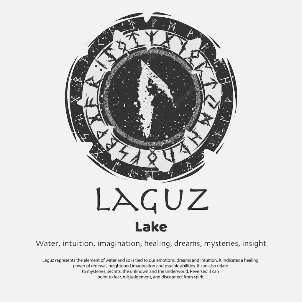 laguz rune meaning with description