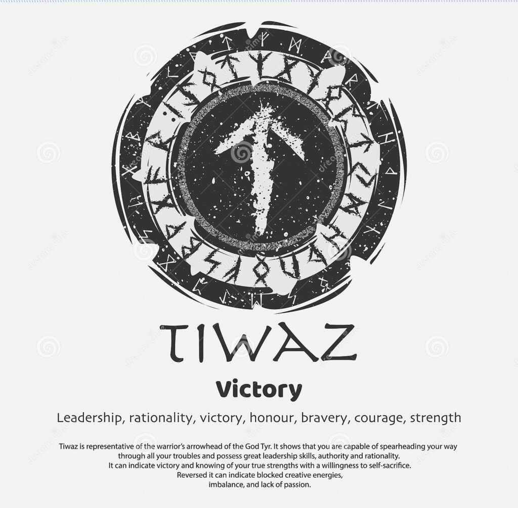 tiwaz rune meaning